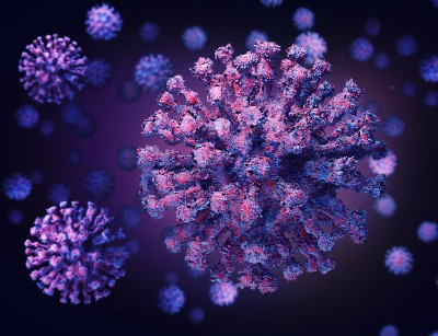 Graphic of the COVID-19 virus