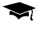 icon of a black graduation cap